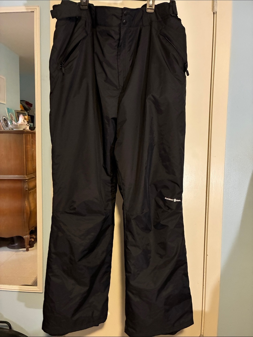 Men's Black Insulated Snow Pants — Outdoor Performance Joggers